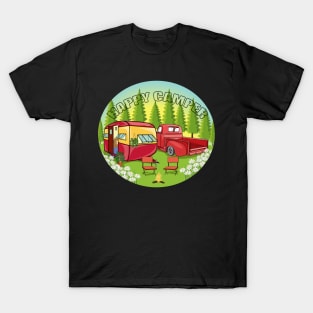 Happy Camper Art T-Shirt